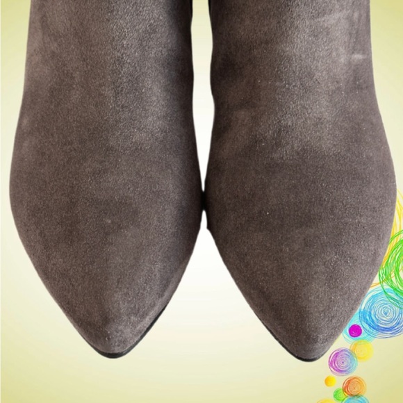 Paul Green Gray Suede Boots - Picture 4 of 9